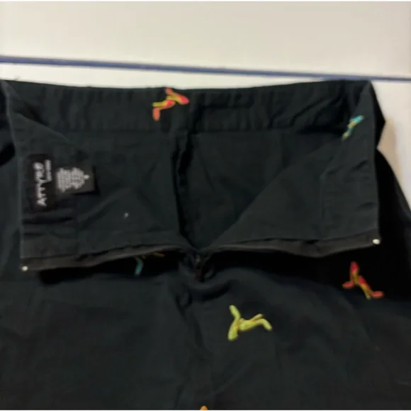 Black Mini Skirt/Skort  by Attyre New York Size 6 High Heels - Picture 3 of 10